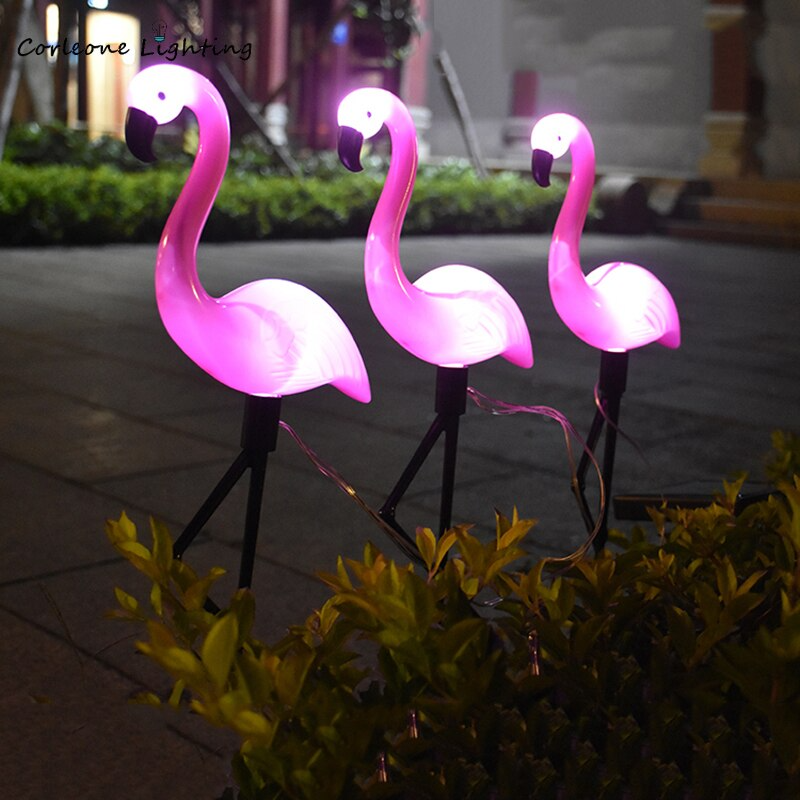 Flamingo LED Decoratielampen Op Zonne-energie | 2+1 GRATIS