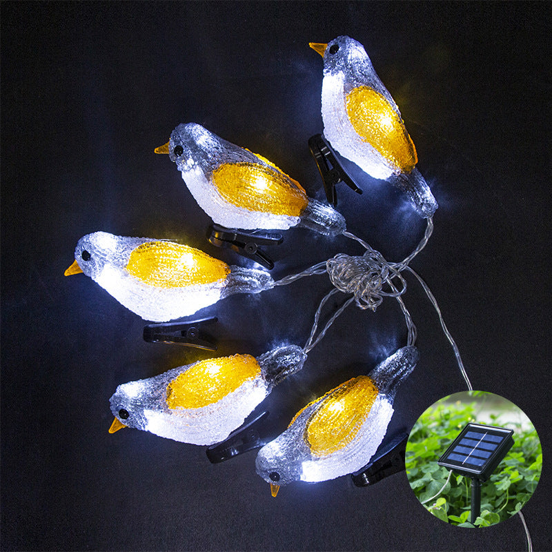 LED Vogeltjes Zonne-energie Lampjes