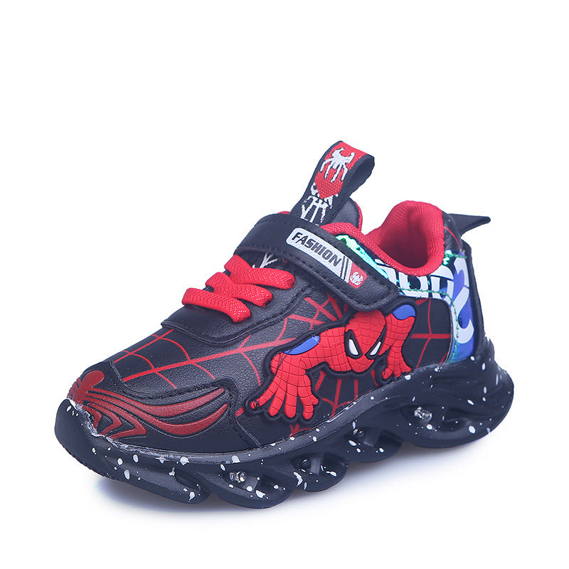 Spiderman Kinder Sneakers Met LED Licht™ | De Sportieve Sneakers Voor Iedere Spiderman Fan!