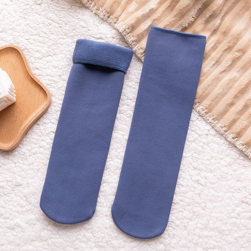 VieLuxe™️ Comfortabele Warme Fleece Velvet Sokken