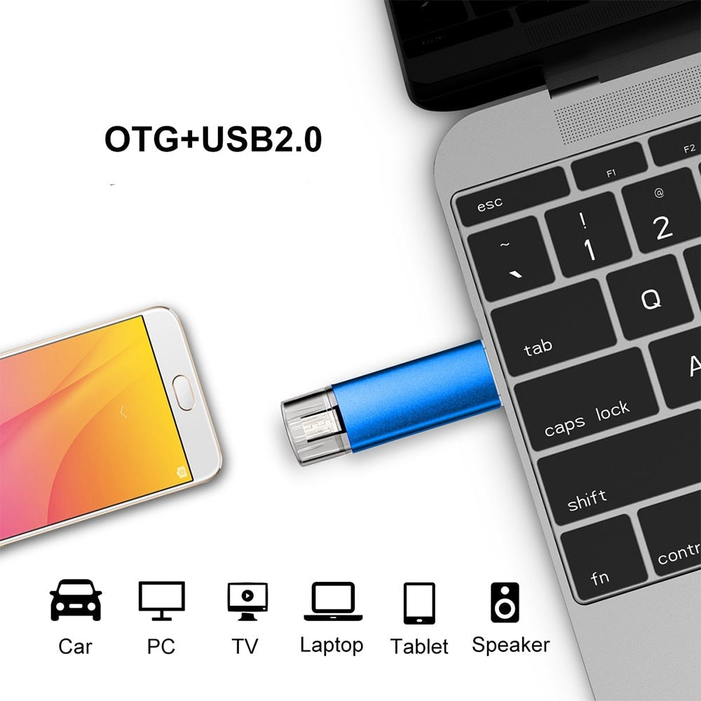 EasySwitch™ 2 in 1 Telefoon & Laptop USB-Drive