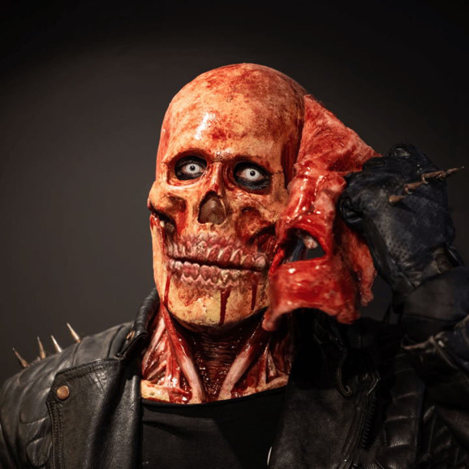 Bloody Halloween™ Afneembaar Clown/Skelet Masker