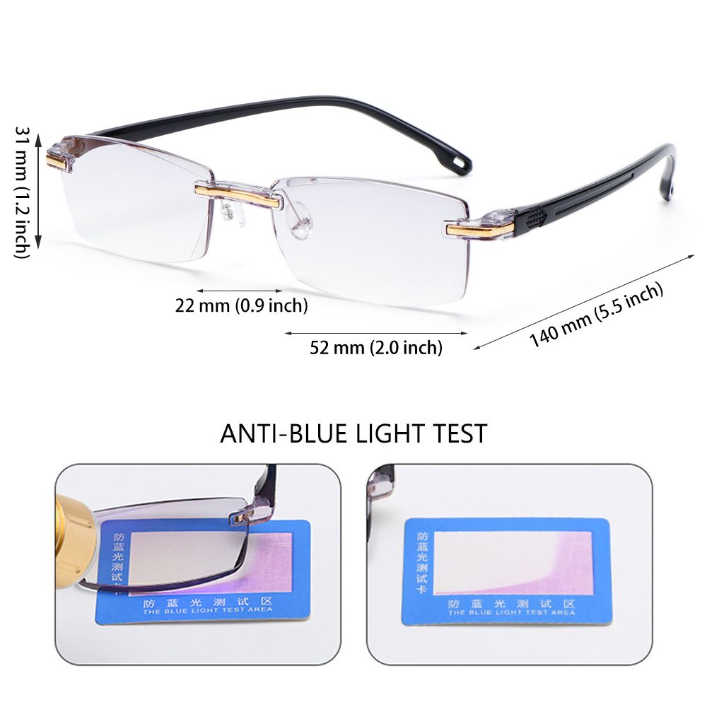 OptiBlu™️ Onverwoestbare Anti Blue Light Leesbril