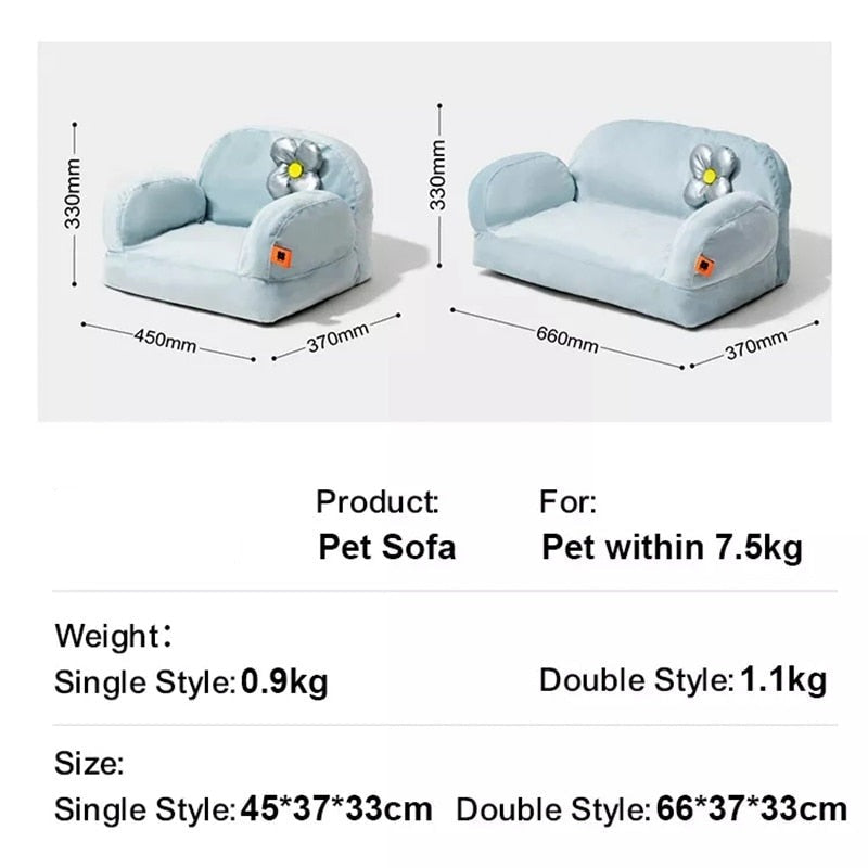 FuzzinFriendz™️ Vintage Sofa Bed Voor Huisdieren