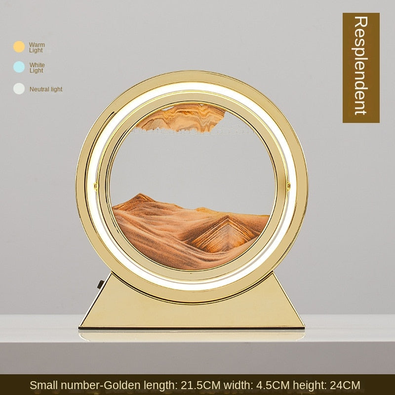 SandScape 2.0™️ 3D Rotating Moving Sand Art LED Light
