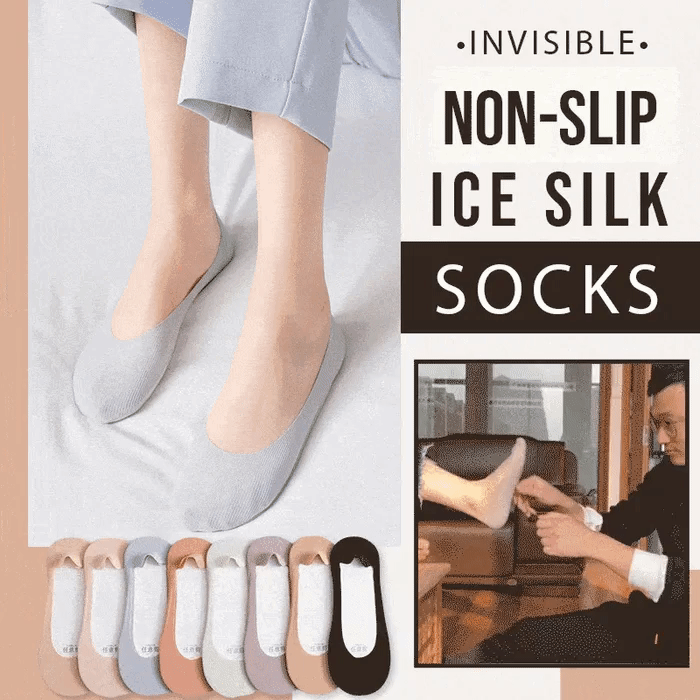 Invisiblez™ Non-slip Zijde Sokken
