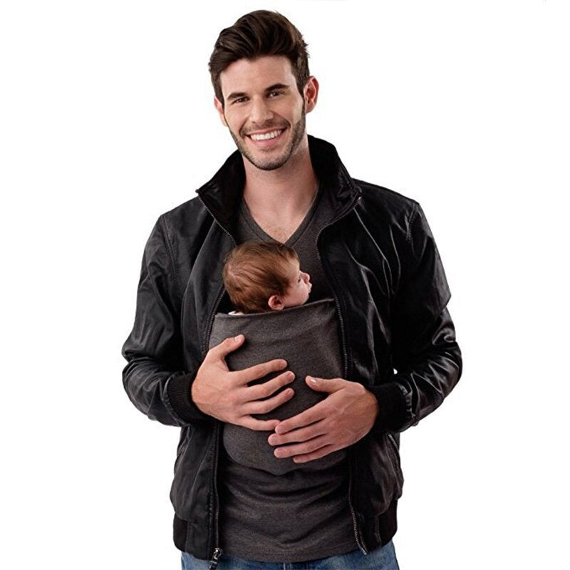 KANGAROO™ Buidelshirt | Draag Je Baby Gemakkelijk Veilig en Warm Tegen Je Aan!