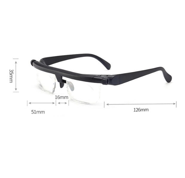 DialVision™️ Verstelbare Focusbril Voor Dichtbij en Veraf Zicht