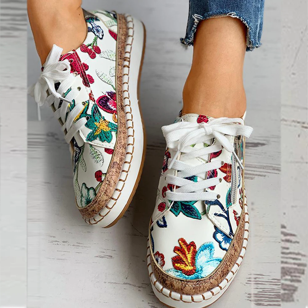 Floralie™ Ademende Slip On Sneaker